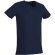 Camiseta adulto cuello en V personalizada azul marino