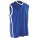 Camiseta técnica de baloncesto sin mangas 135 gr personalizada azul