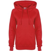 Sudadera capucha raglán femenina algodón 300g