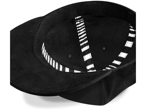 Gorra de estilo rapero en colores Negro detalle 3
