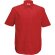 Camisa Popelin manga corta hombre  personalizada roja