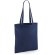 Bolsa de algodón con asas medianas personalizada azul marino