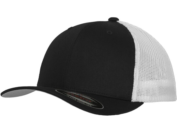 Gorra Trucker: transpirable y combinable para un estilo único negro/blanco