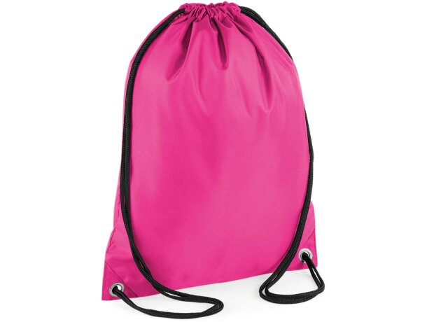 Mochila 100% poliéster con correas ajustables Fucsia detalle 5