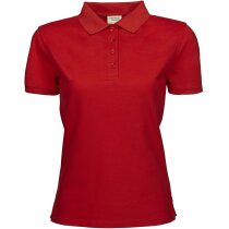 Polo manga corta de mujer 220 gr blanco personalizado Polo manga corta de mujer 220 gr blanco personalizado