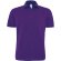 Polo piqué manga corta unisex 220 gr Morado