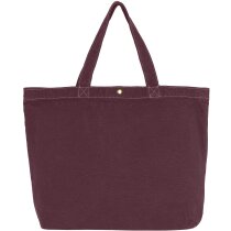 Bolsa de tela algodón 450g cierre botón bronce Bomporto