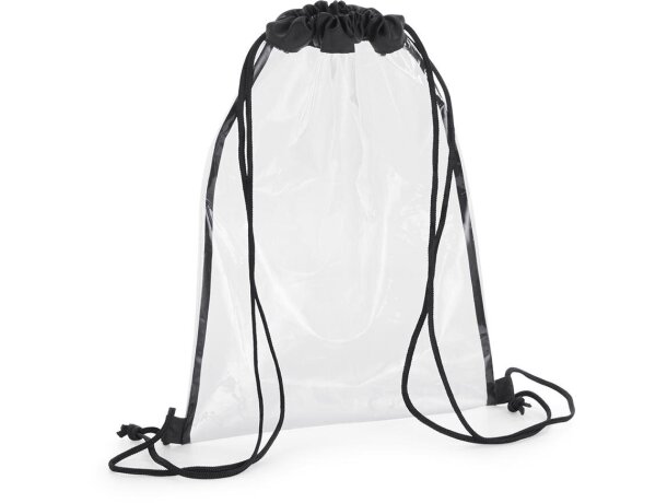 Mochila Clear Gymsac Natural/fucsia detalle 5