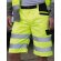 Pantalon corto de trabajo Safety Cargo Amarillo fluorescente detalle 1
