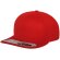 Gorra Snapback 6 panles ajustada Rojo