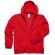 Sudadera con cremallera entera y capucha tallas de niño Rojo