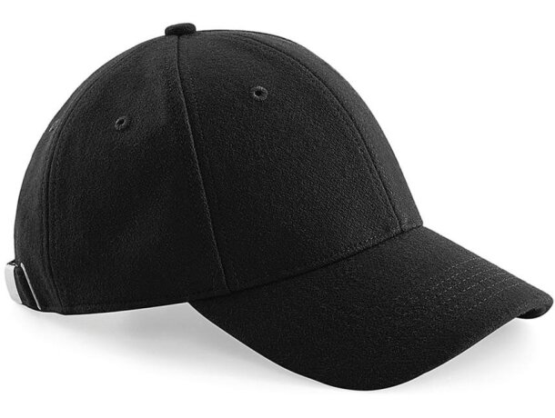 Gorra de 6 paneles unisex Borgoña detalle 5