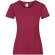Camiseta Valueweight de mujer 160 gr rojo profundo