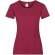 Camiseta Valueweight de mujer 160 gr Rojo profundo