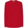Camiseta Valueweight manga larga de niño Fruit of the loom 160 gr personalizada roja