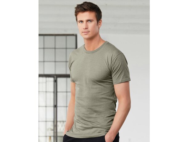 Camiseta de hombre corte largo Natural detalle 1