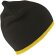 Gorro punto reversible bicolor con borde contraste