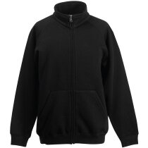 Sudadera de niño con cuello alto personalizada negra