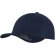 Gorra de colores lisos con rejilla trasera azul marino
