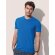 Camiseta manga corta cuello en V 170 gr Azul rey detalle 1