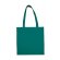 bolsa lisa de algodon con asas largas personalizada verde