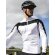 Top Ciclismo manga larga hombre Blanco/negro detalle 1