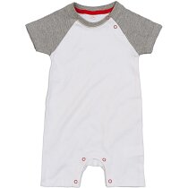 Body bebé Baseball algodón orgánico raglán BZ41