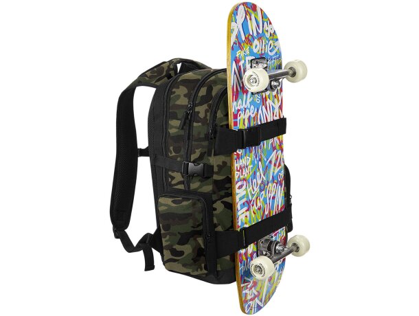 Mochila Old School Boardpack Camuflaje jungla detalle 7