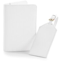 Set de viaje juego para placa de identificación y cubierta del pasaporte