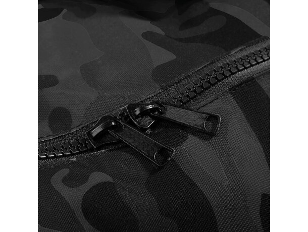 Bolsa de deporte asas de mano unisex poliéster 600D Camuflaje de medianoche detalle 1