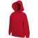 Sudadera de niño con capucha clásica personalizada roja