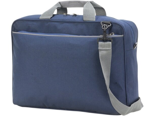 Bolsa maletín para conferencias y reuniones grabado azul marino Bolsa maletín para conferencias y reuniones grabado azul marino