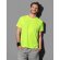 Camiseta técnica de hombre 160 gr Amarillo de alta visibilidad detalle 5