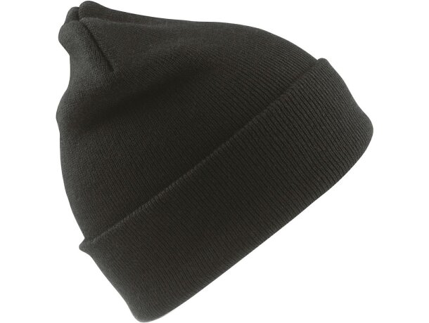 Gorro Ski vuelta acrílico 340g térmico imprimir logotipo invierno Azul royal detalle 2