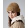 Gorros de invierno con dobladillo de poliacrílico Harbour Natural detalle 4