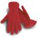 Guantes de tejido polar 200 gr personalizado rojo