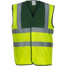 Chaleco de seguridad de 2 franjas Fluo Chaleco de seguridad de 2 franjas Fluo