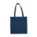 bolsa lisa de algodon con asas largas personalizada azul