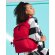 Mochila infantil personalizada poliéster con asa de mano Rojo clasico detalle 3