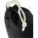 Bolsas de accesorios algodón reciclado Negro detalle 2