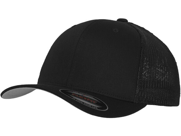 Gorra con acabado de sarga y rejilla economica