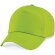 Gorra original para niños en colores lisos verde lima