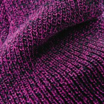 Gorro de poliester con dobladillo barato negro Gorro de poliester con dobladillo barato negro