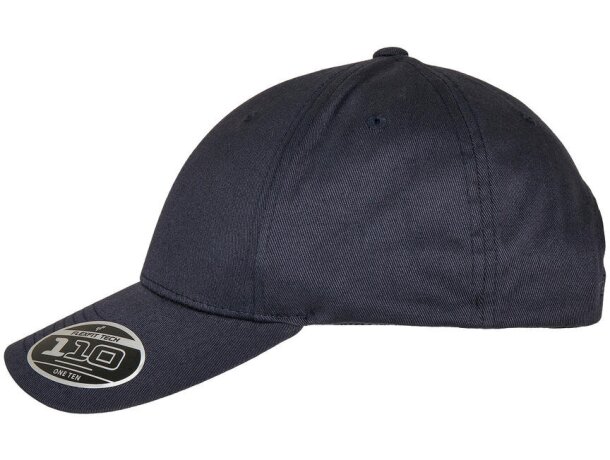 Gorra orgánica 110 Oxford marino detalle 5