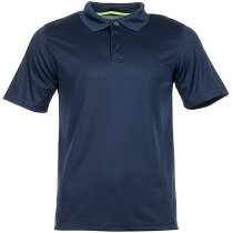 Polo de manga corta unisex 135 gr para empresas azul marino Polo de manga corta unisex 135 gr para empresas azul marino
