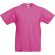 Camiseta de niño Fruit of tje loom personalizada fucsia