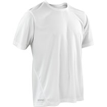Camiseta técnica unisex manga corta 160 gr blanca personalizado