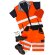 Chaleco softshell de seguridad imprimible Naranja fluorescente/negro detalle 3