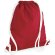 Mochila con cuerdas con bolsillo oculto roja merchandising