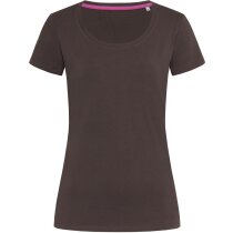 Camiseta de mujer entallada 170 gr blanca